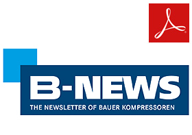 BAUER COMPRESSORS: breathing air, industry, FGS, fuel gas systems, GIT, gas  injection technology
